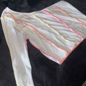 Size Medium one shoulder silk like top